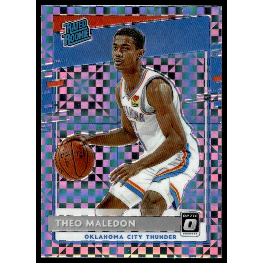 2020-21 Donruss Optic Checkerboard Theo Maledon Rookie Card: $10.80 2020-21 Donruss Optic Checkerboard Theo Maledon Rookie Card: $10.80