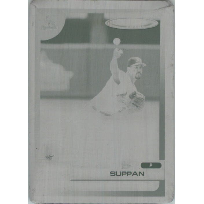 2005 Topps Total Press Plate Black Jeff Suppan #524: $18 2005 Topps Total Press Plate Black Jeff Suppan #524: $18