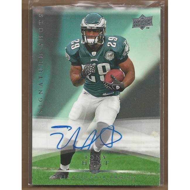 2008 Upper Deck Signature Shots Tony Hunt Trading Card: $13.50 2008 Upper Deck Signature Shots Tony Hunt Trading Card: $13.50