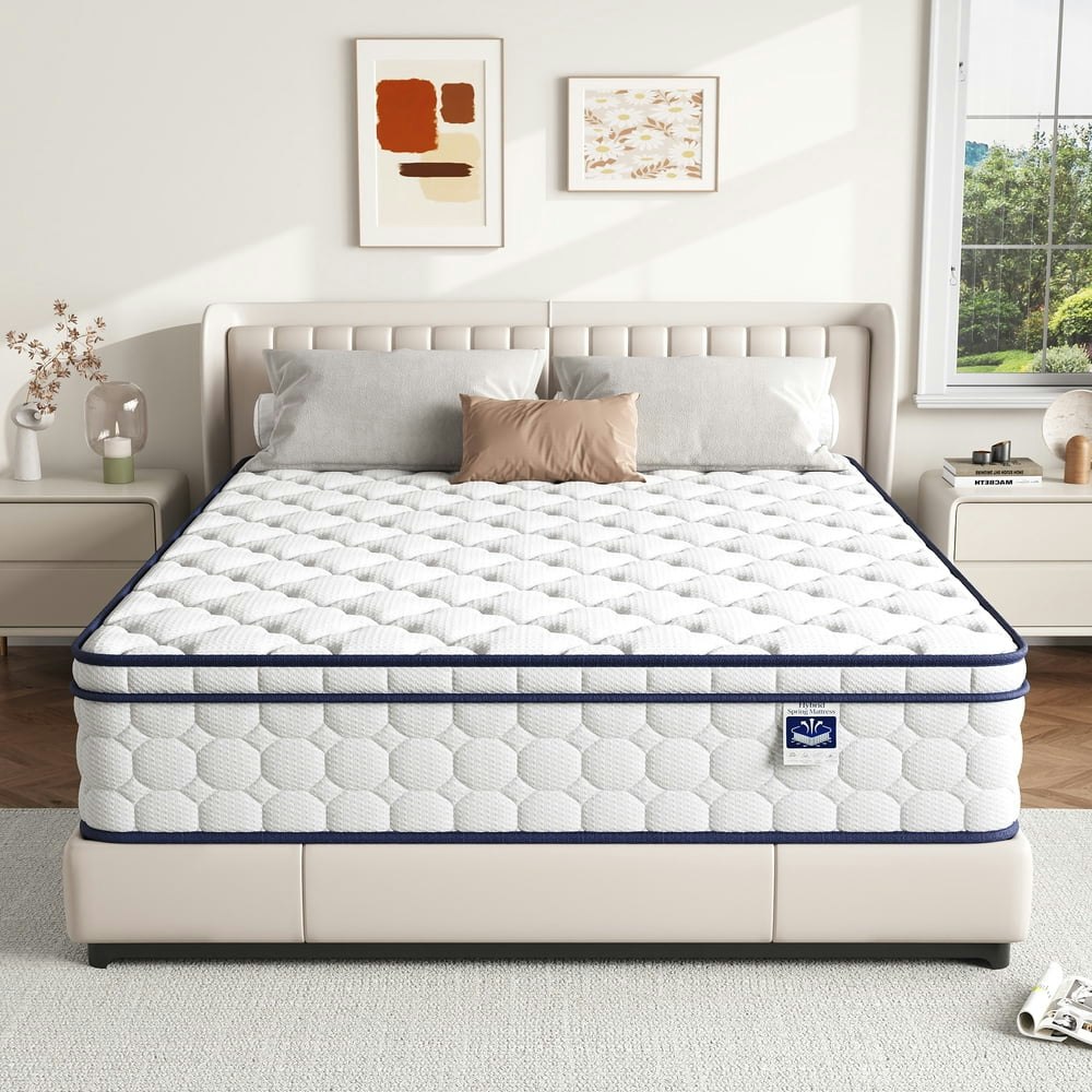 12-Inch Queen Gel-Infused Memory Foam & Pocket Spring Mattress: $99.97