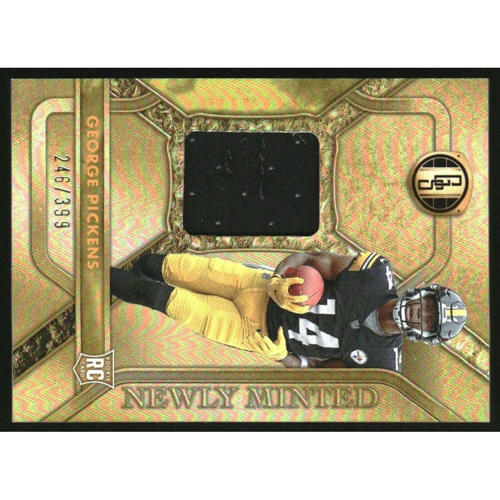 2022 Panini Gold Standard George Pickens Newly Minted Memorabilia Card: $22.50