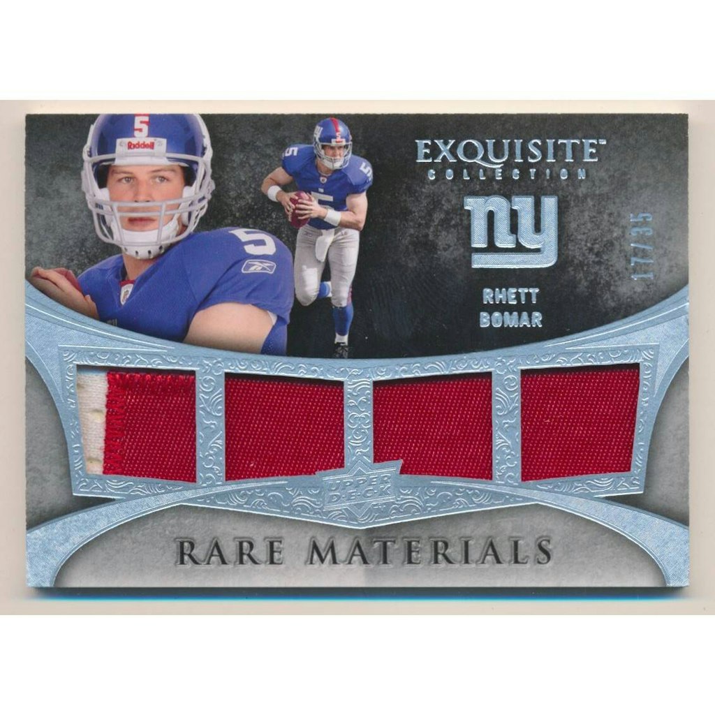 2009 Exquisite Collection Rare Materials #4RH Rhett Bomar: $13.50