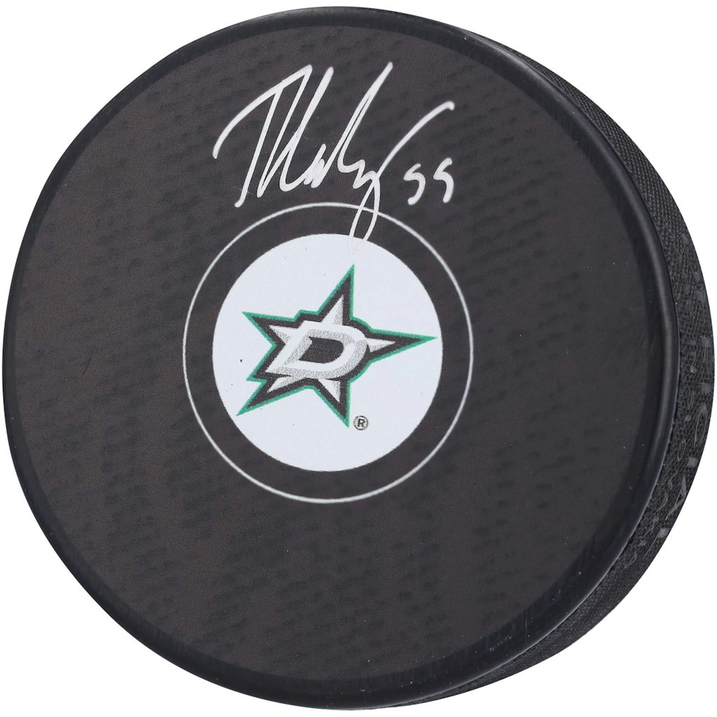 Thomas Harley Autographed Dallas Stars Hockey Puck: $49.99