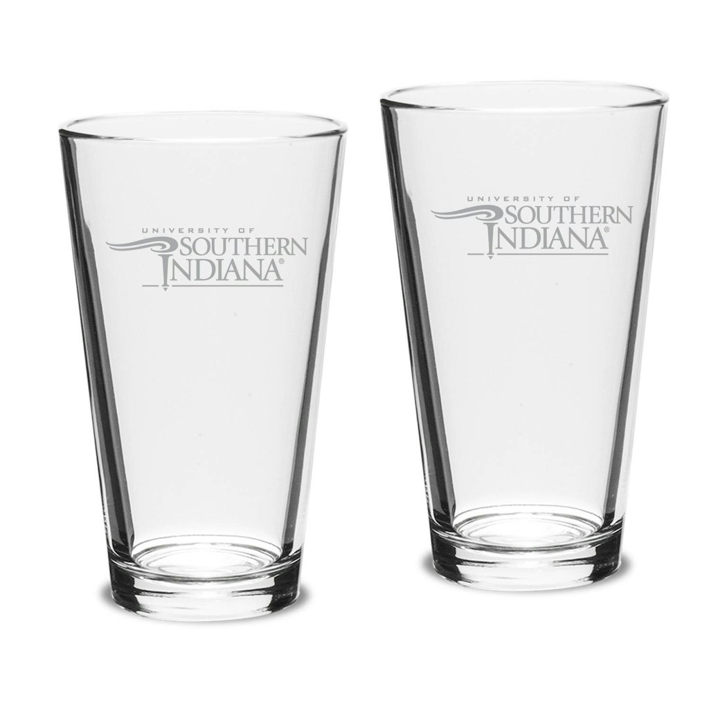Southern Indiana Screaming Eagles 16oz. Pub Glass 2-Pack: $69.99
