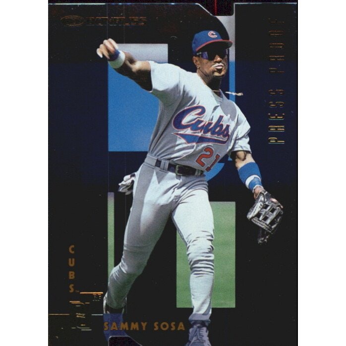 1997 Donruss Gold Press Proofs Sammy Sosa Card #15: $12