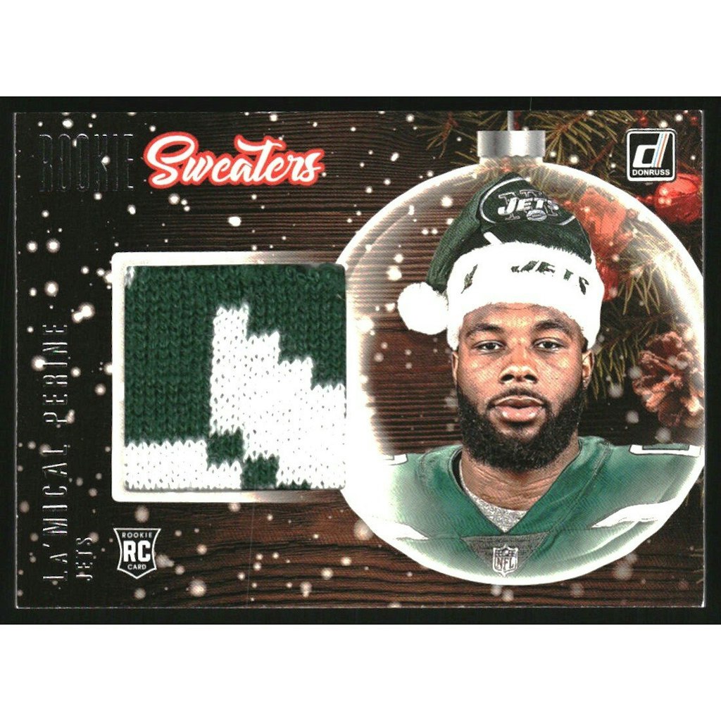 2020 Donruss La'Mical Perine Rookie Holiday Sweater Card #40: $15