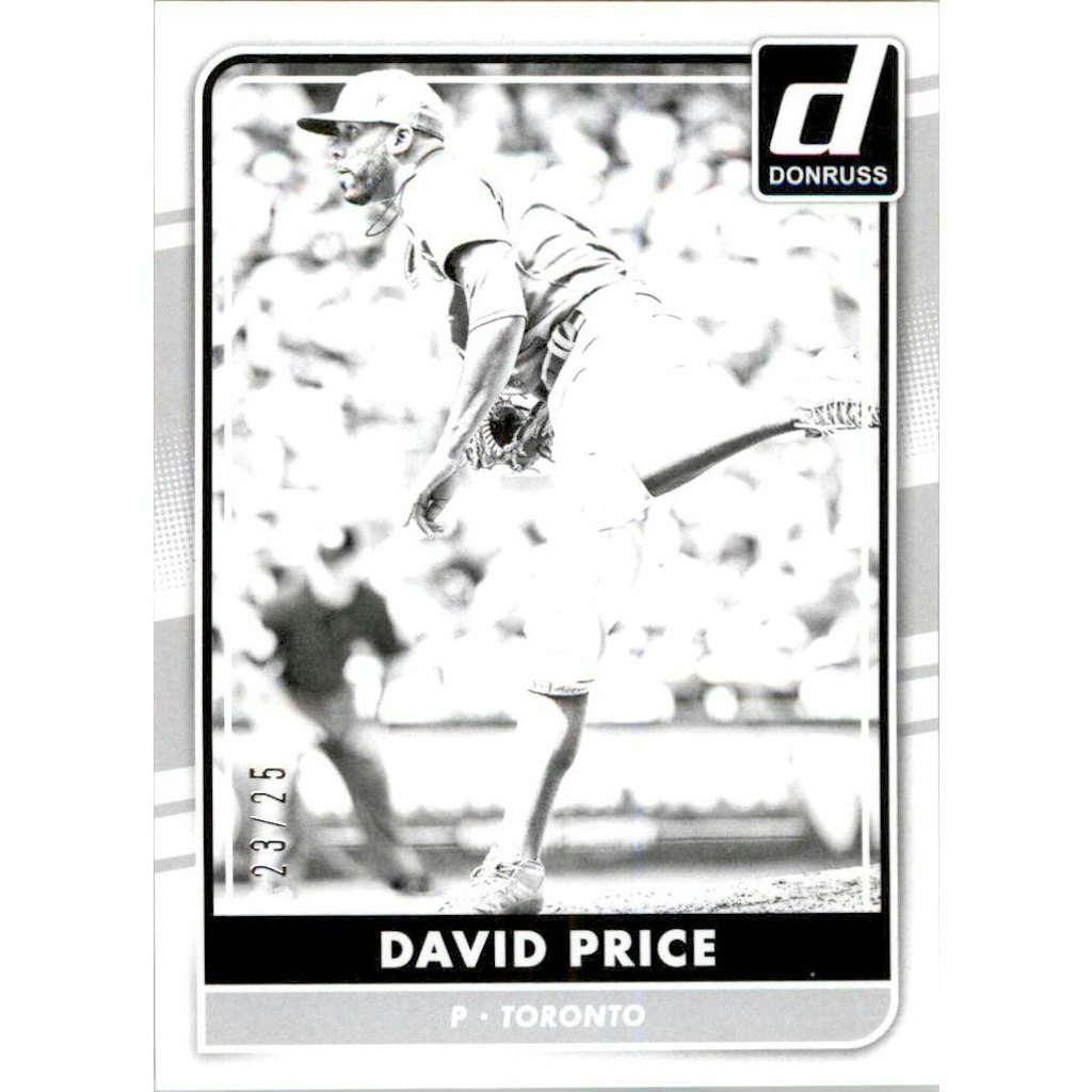 2016 Donruss David Price Test Proof Black #49: $10 2016 Donruss David Price Test Proof Black #49: $10