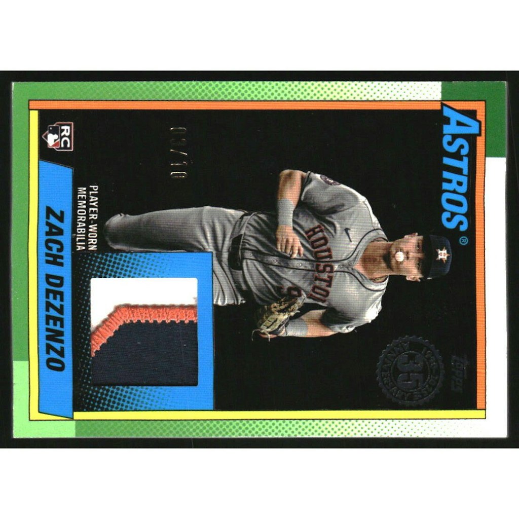 2025 Topps 90 Topps Relics Zach Dezenzo Baseball Card: $20