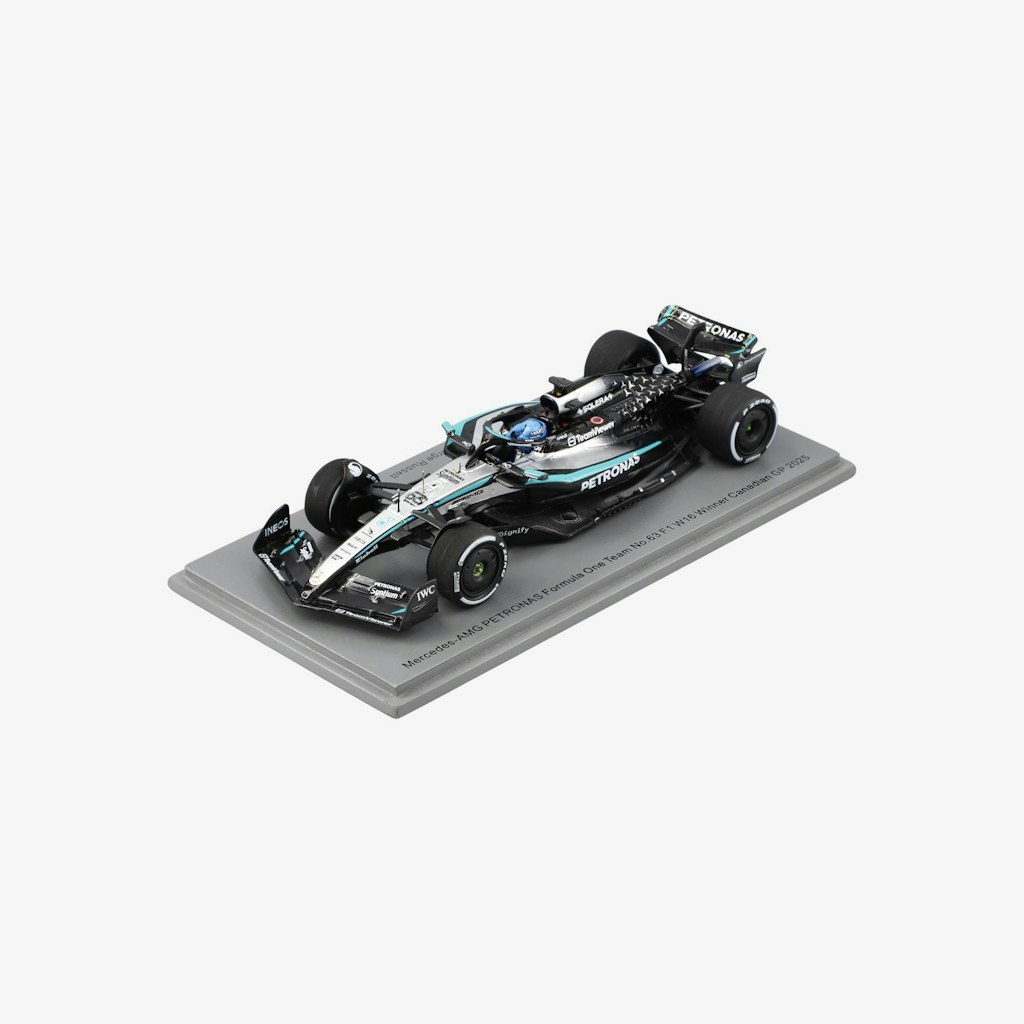 Spark Models 1:43 Mercedes-AMG Petronas F1 Team 2025 George Russell Canadian Grand Prix Winner Die-Cast Car: $129.99