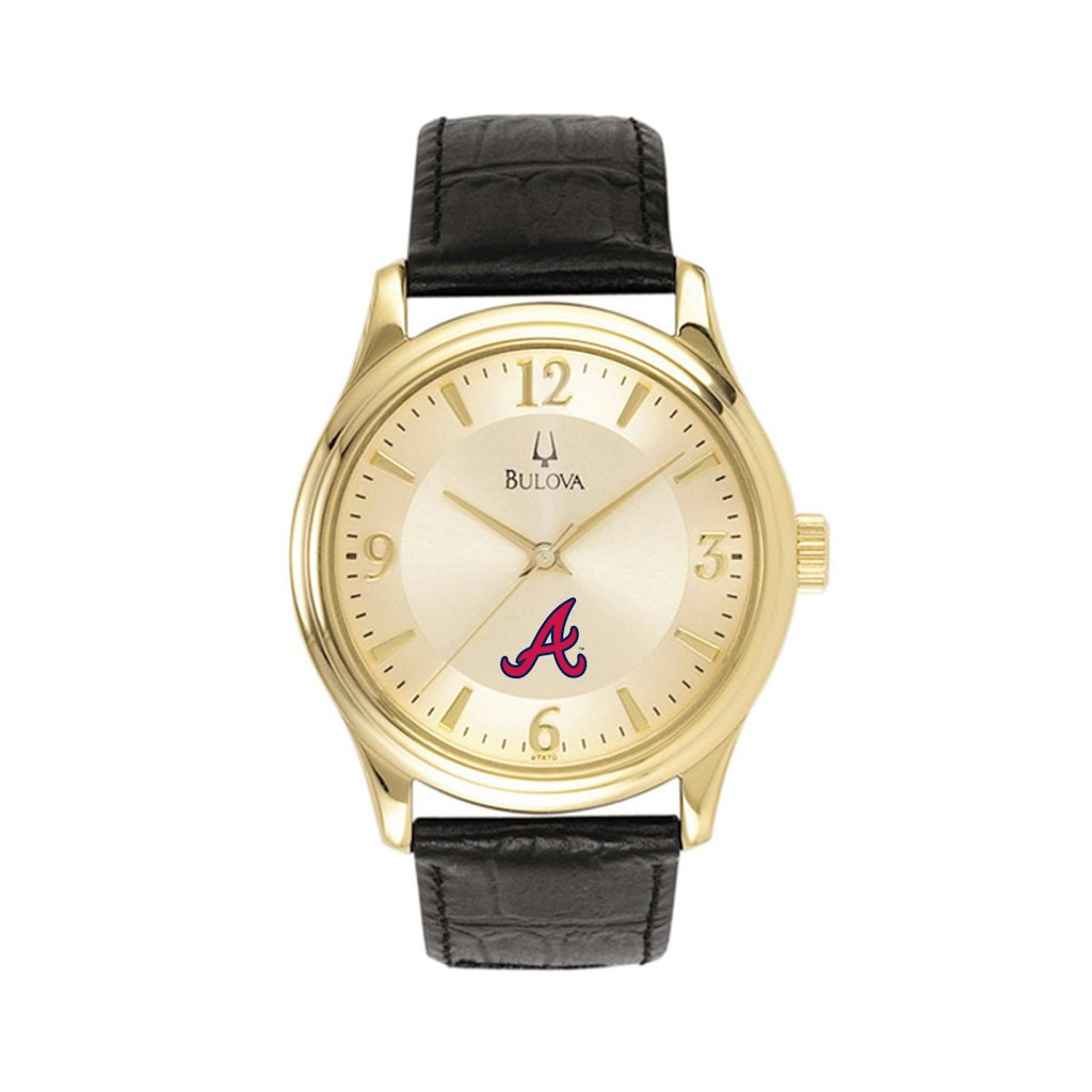 Bulova Atlanta Braves Leather Strap Watch: $239.99 Bulova Atlanta Braves Leather Strap Watch: $239.99