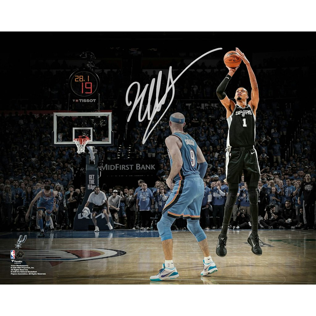 Victor Wembanyama Autographed 16" x 20" Photograph: $1,299.99 Victor Wembanyama Autographed 16" x 20" Photograph: $1,299.99