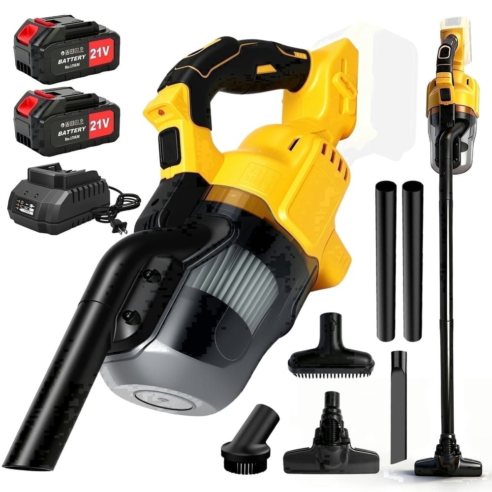 Baokaler 400W Cordless Handheld Vacuum with 2 Batteries: $59.99