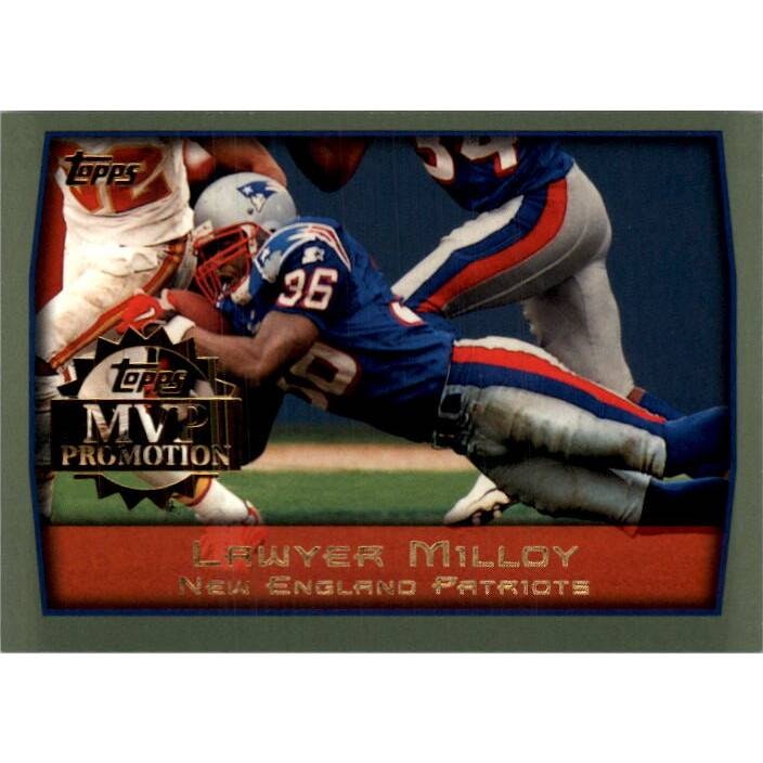 1999 Topps MVP Promotion Lawyer Milloy Card #95: $12 1999 Topps MVP Promotion Lawyer Milloy Card #95: $12