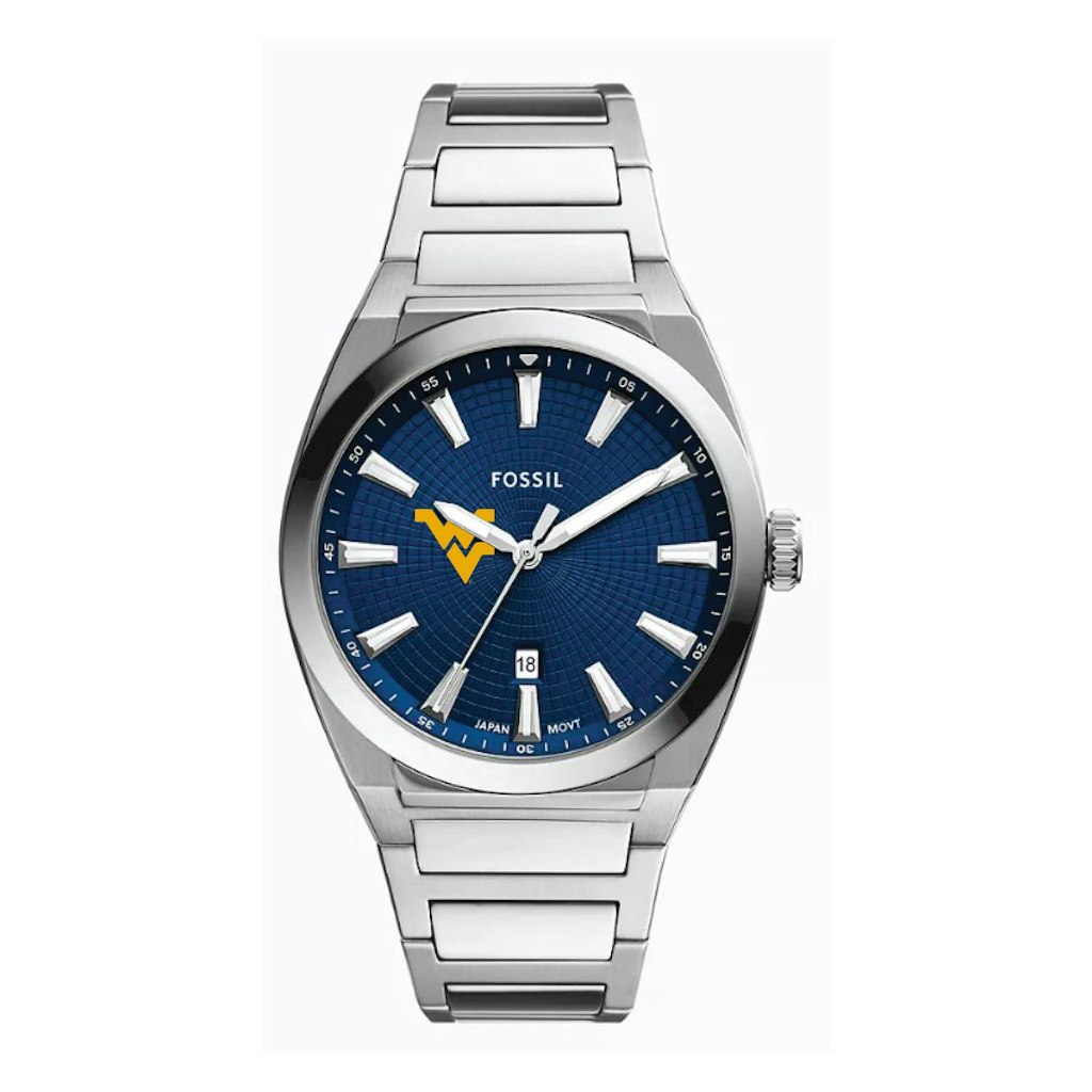 Fossil West Virginia Mountaineers Everett Stainless Steel Watch: $399.99 Fossil West Virginia Mountaineers Everett Stainless Steel Watch: $399.99