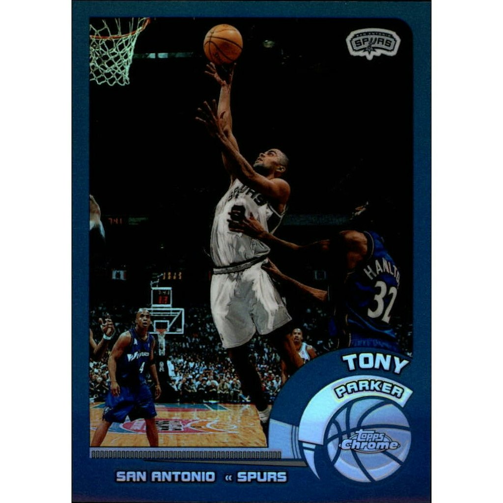 2002-03 Topps Chrome Refractor Tony Parker Trading Card: $12