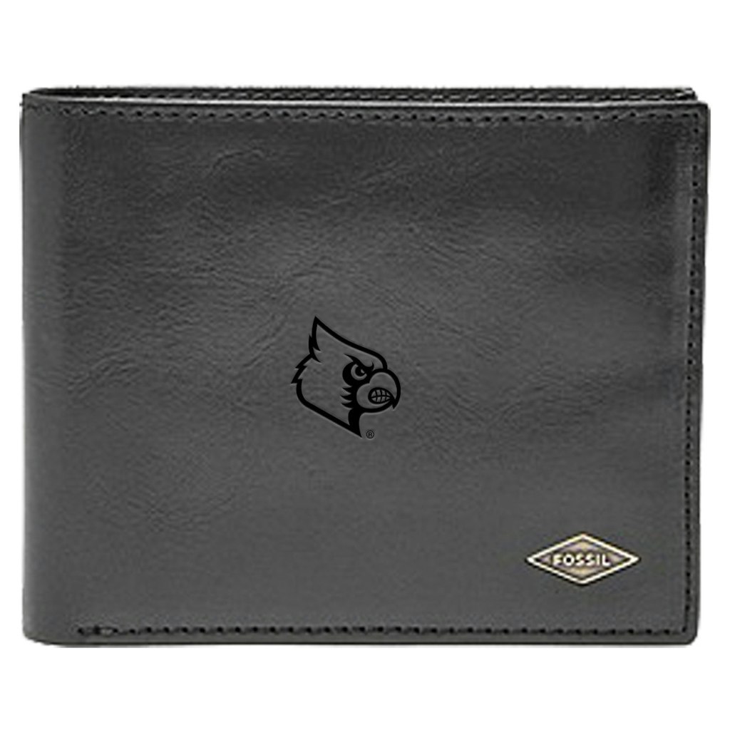 Fossil Louisville Cardinals Leather RFID Bifold Wallet: $159.99 Fossil Louisville Cardinals Leather RFID Bifold Wallet: $159.99