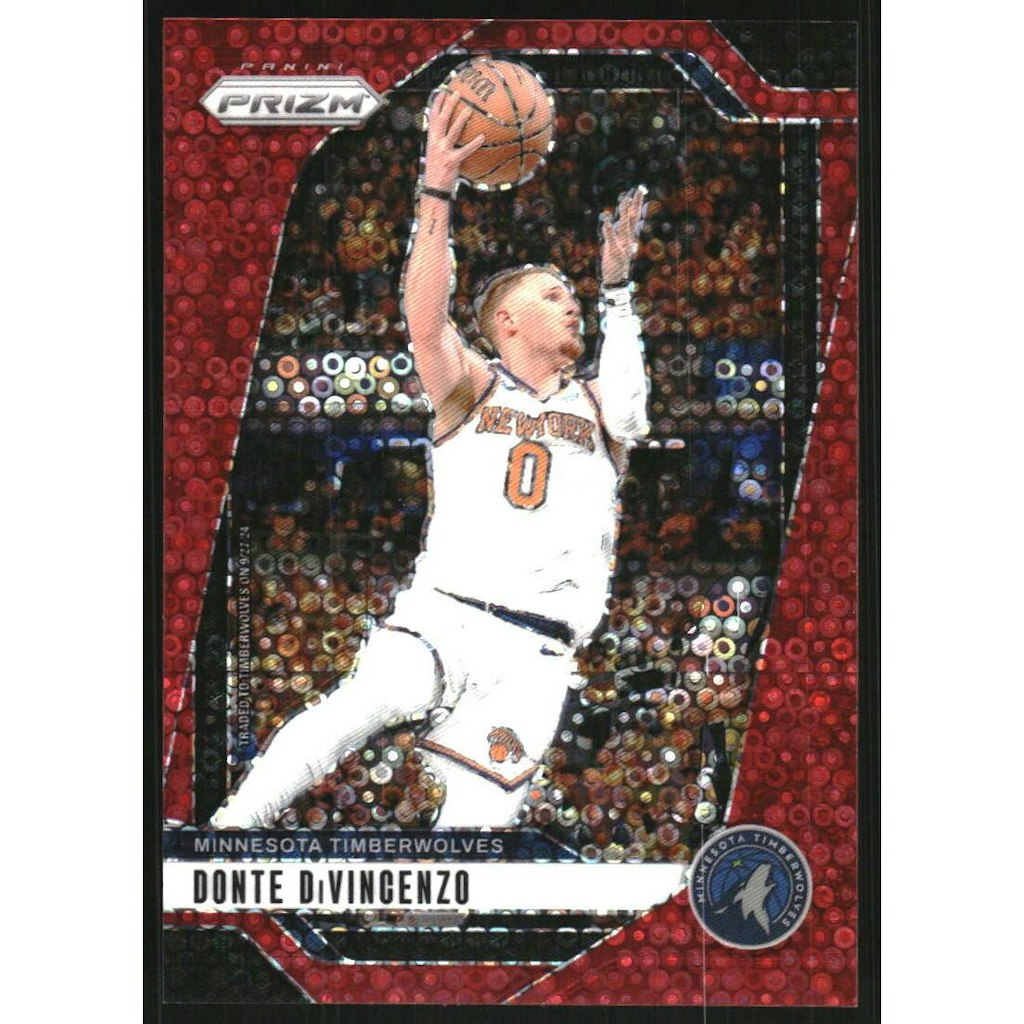 2024-25 Panini Prizm Fast Break Red Donte DiVincenzo Trading Card: $18 2024-25 Panini Prizm Fast Break Red Donte DiVincenzo Trading Card: $18