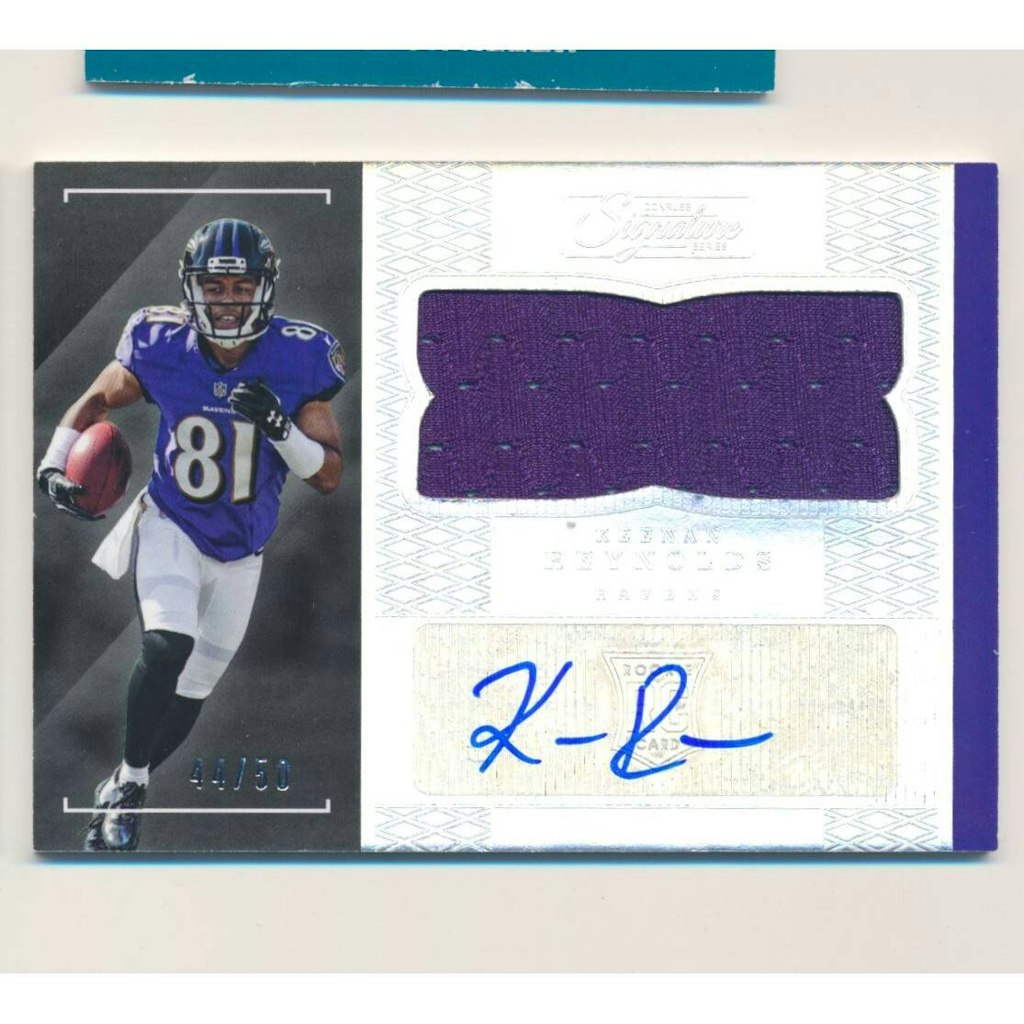 2016 Donruss Signature Series Keenan Reynolds Holo Silver Rookie Autograph Card: $15 2016 Donruss Signature Series Keenan Reynolds Holo Silver Rookie Autograph Card: $15