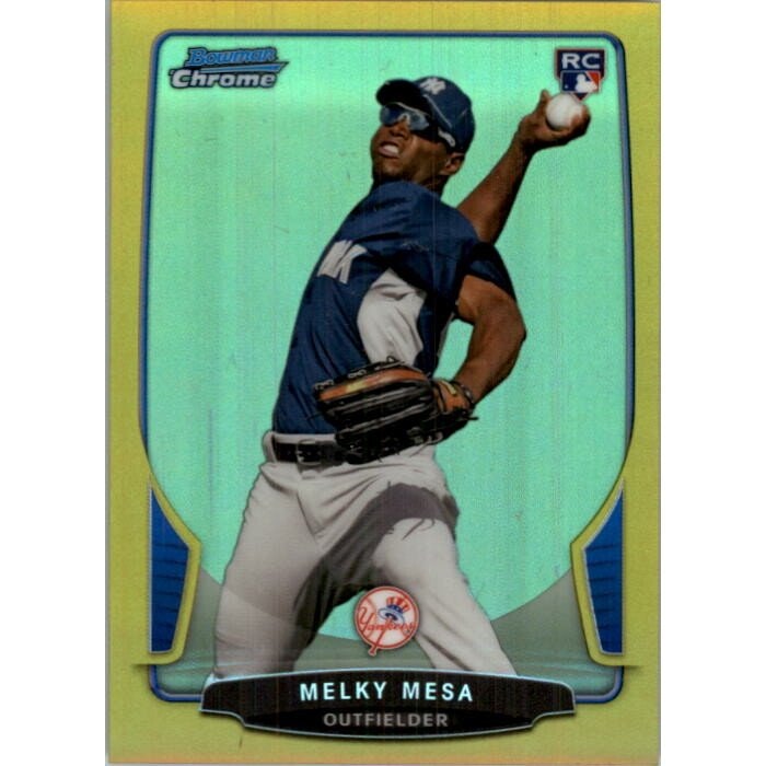2013 Bowman Chrome Gold Refractor Melky Mesa #207 Card: $10.80