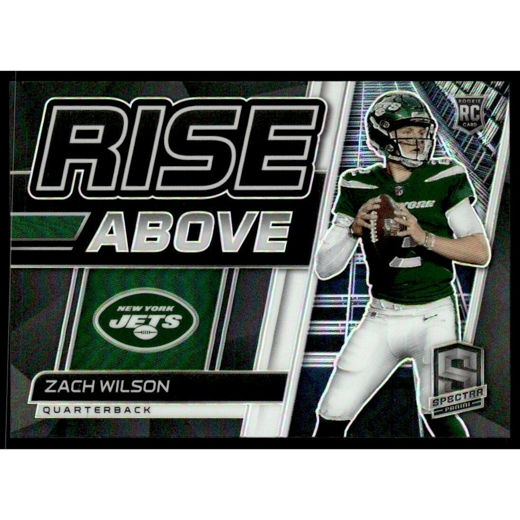 2021 Panini Spectra Rise Above Zach Wilson #2 Card: $36 2021 Panini Spectra Rise Above Zach Wilson #2 Card: $36