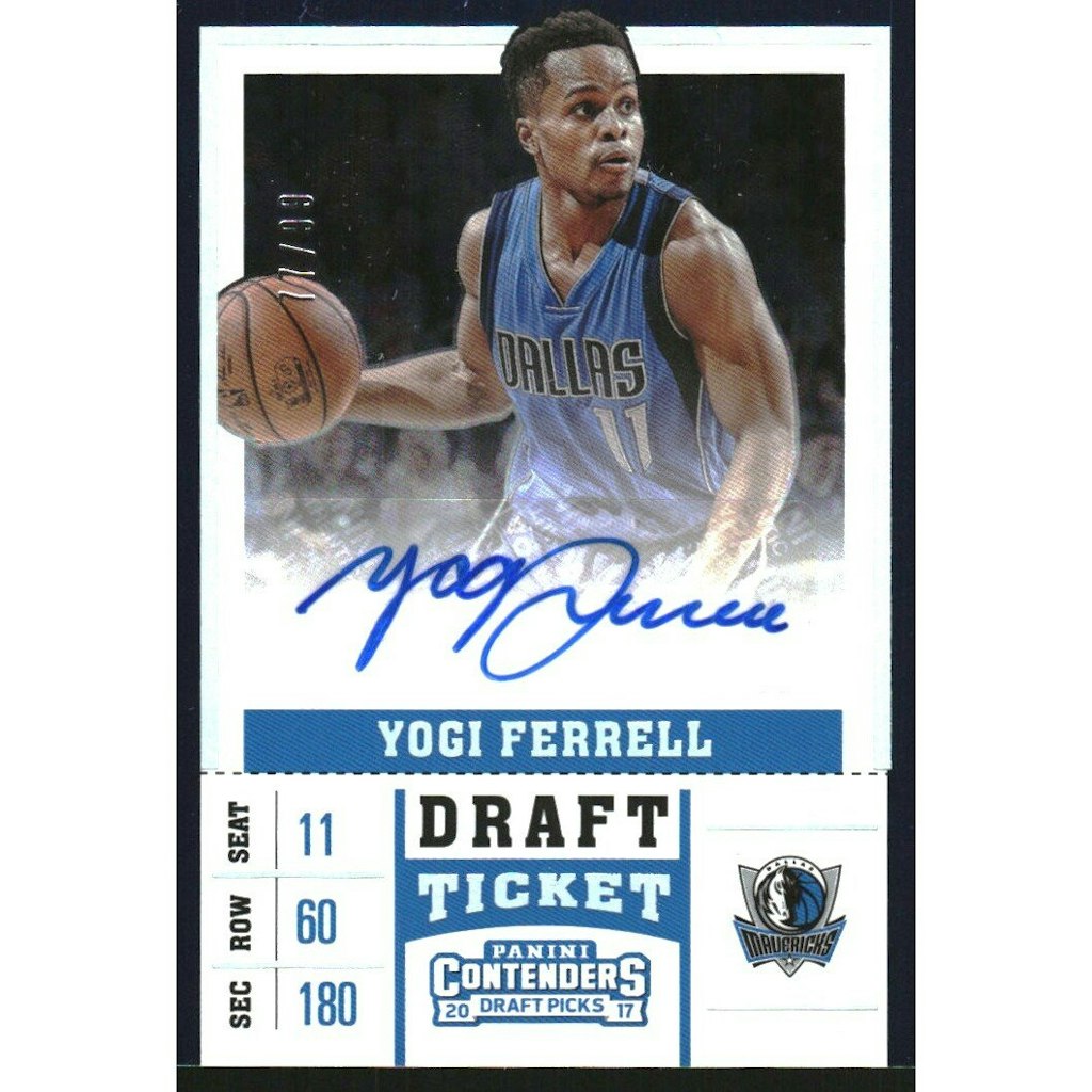 2017-18 Panini Contenders Draft Picks Yogi Ferrell Season Ticket Autograph Card: $19.98