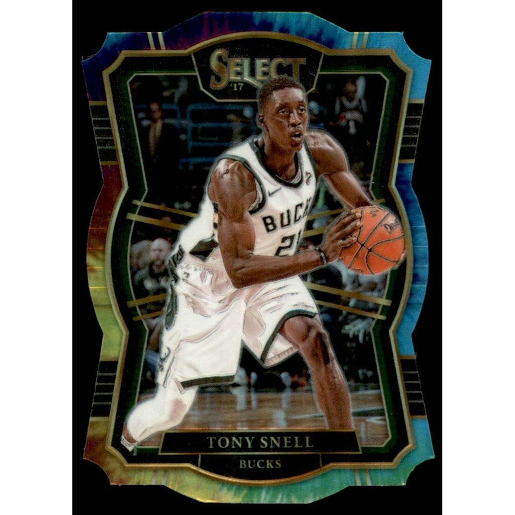 2017-18 Select Prizm Die-Cut Tie-Dye Tony Snell Trading Card: $10.80