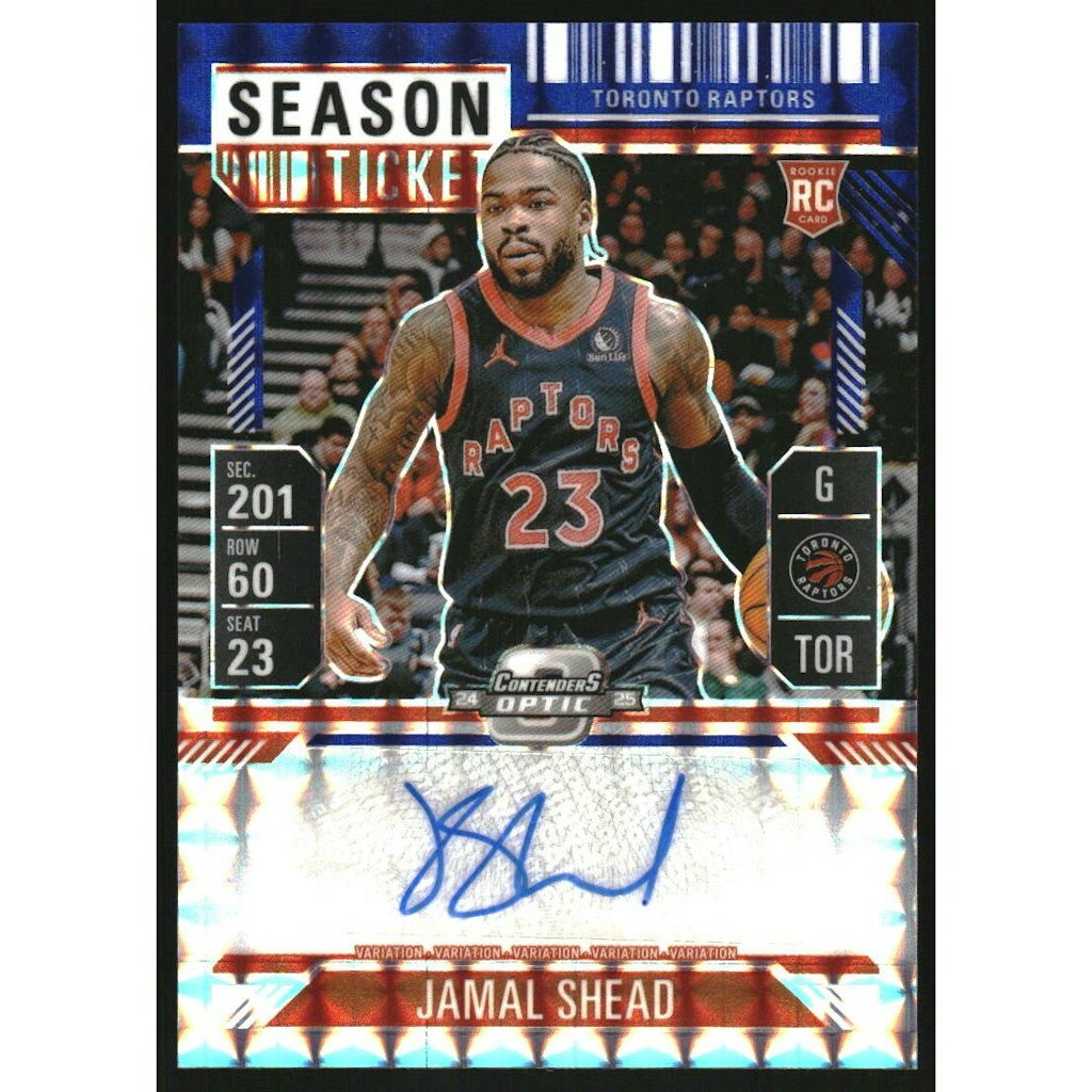 2024-25 Panini Mosaic Jamal Shead Rookie Autograph Card: $27 2024-25 Panini Mosaic Jamal Shead Rookie Autograph Card: $27