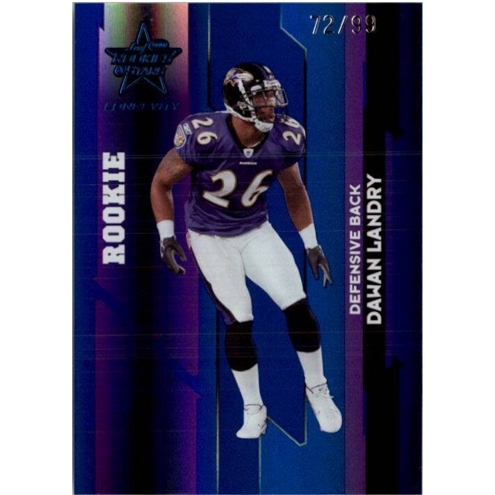 2006 Leaf Rookies and Stars Longevity Target Sapphire Dawan Landry Card #229: $10.80 2006 Leaf Rookies and Stars Longevity Target Sapphire Dawan Landry Card #229: $10.80