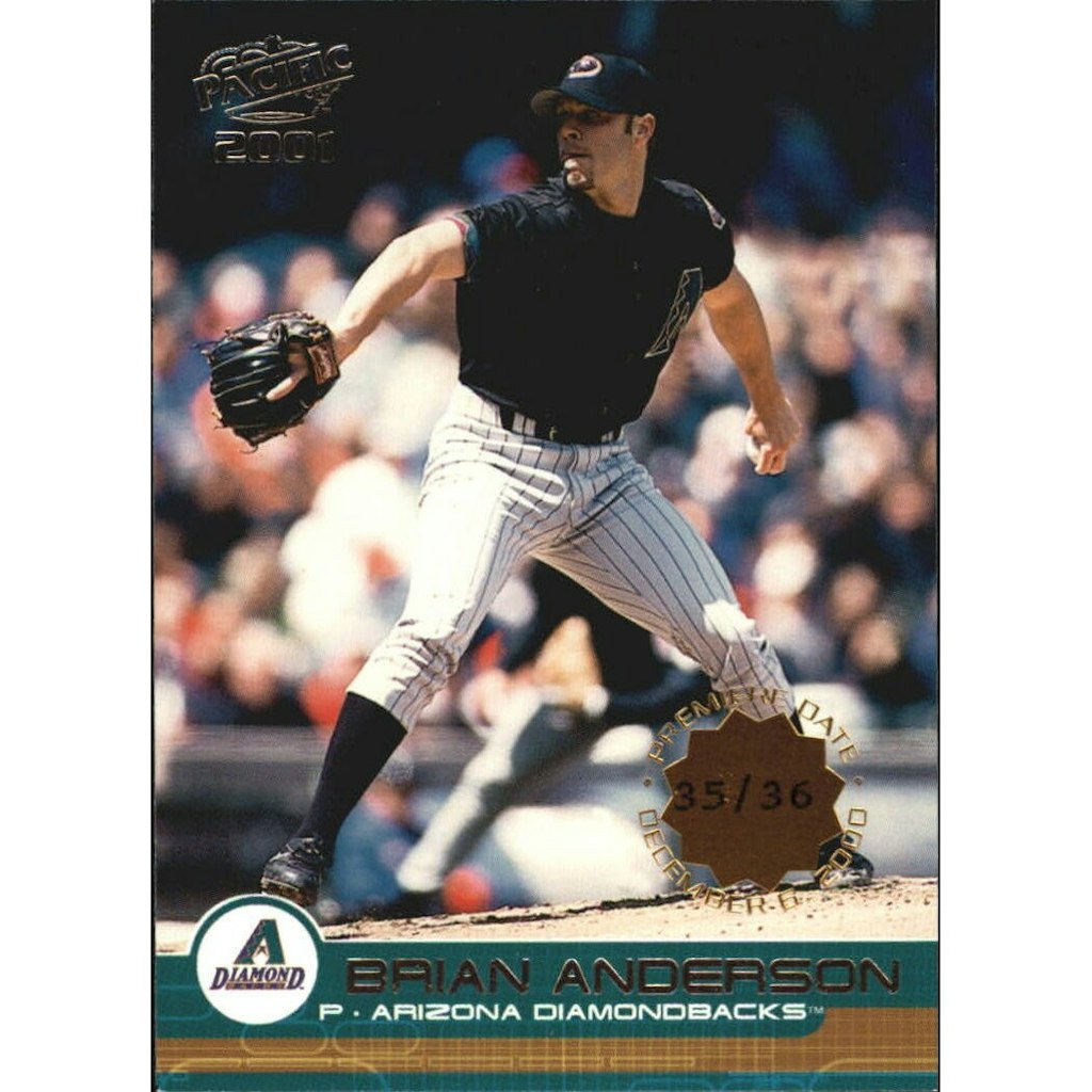 2001 Pacific Premiere Date Brian Anderson Card #16: $12 2001 Pacific Premiere Date Brian Anderson Card #16: $12