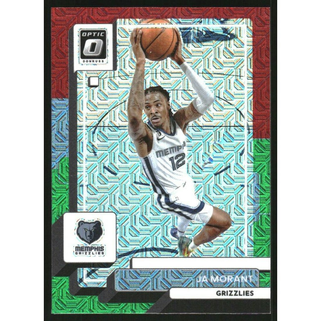 2022-23 Donruss Optic Choice Red and Green Ja Morant Trading Card: $13.50