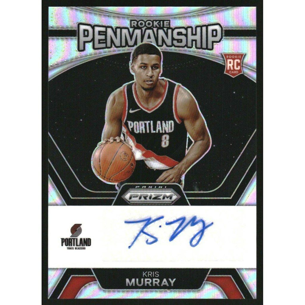 2023-24 Panini Prizm Kris Murray Rookie Penmanship Silver Prizm Card: $13.50 2023-24 Panini Prizm Kris Murray Rookie Penmanship Silver Prizm Card: $13.50