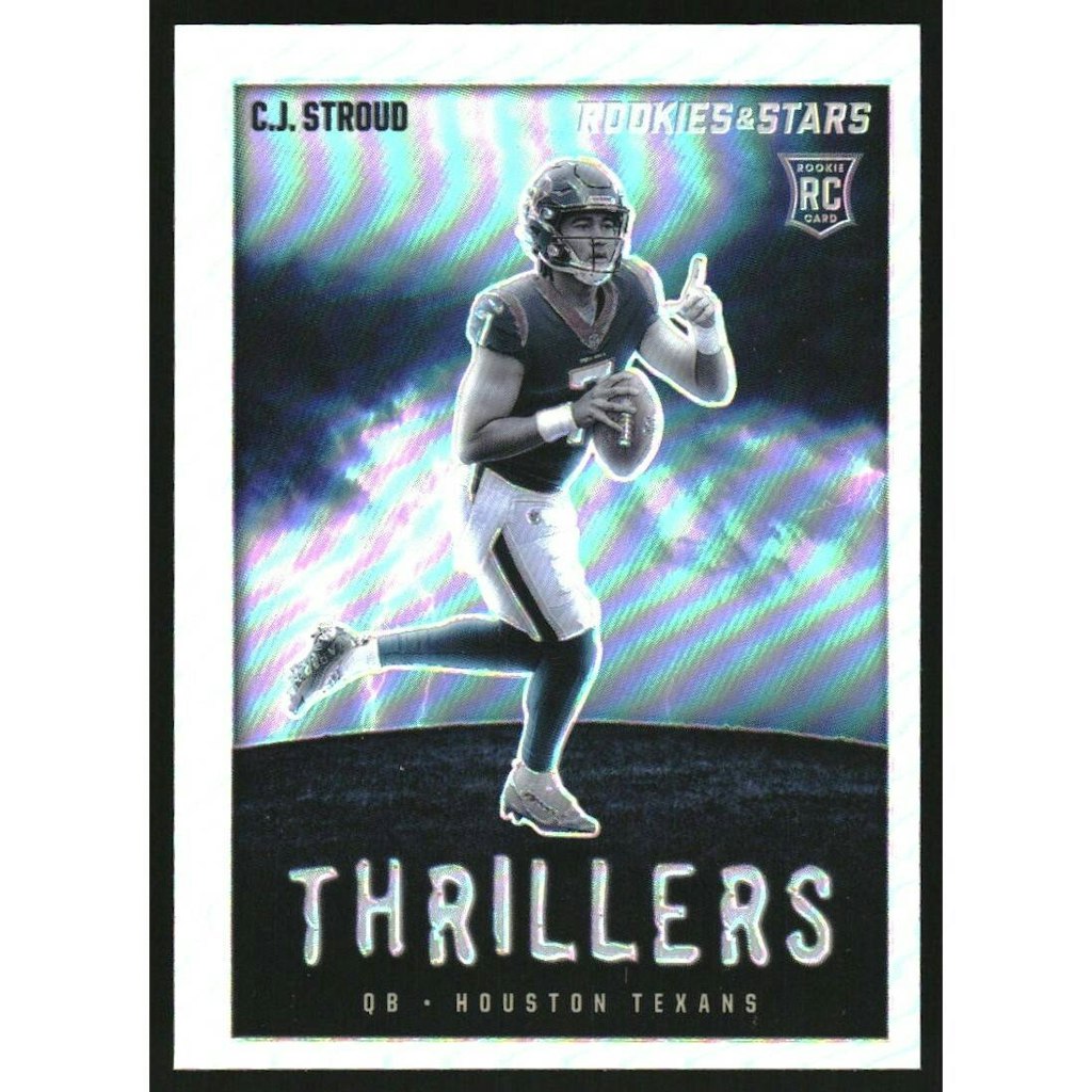 2023 Rookies and Stars Thrillers Silver CJ Stroud #12: $10 2023 Rookies and Stars Thrillers Silver CJ Stroud #12: $10