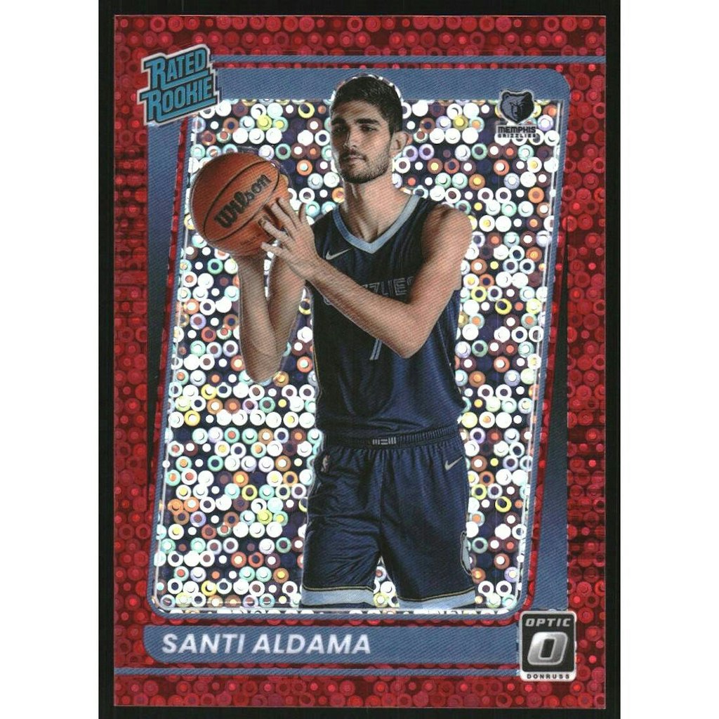 2021-22 Donruss Optic Fast Break Red #176 Santi Aldama: $22.50 2021-22 Donruss Optic Fast Break Red #176 Santi Aldama: $22.50