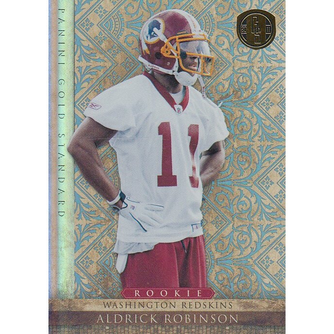 2011 Panini Gold Standard Platinum Gold #156 Aldrick Robinson: $10.80 2011 Panini Gold Standard Platinum Gold #156 Aldrick Robinson: $10.80