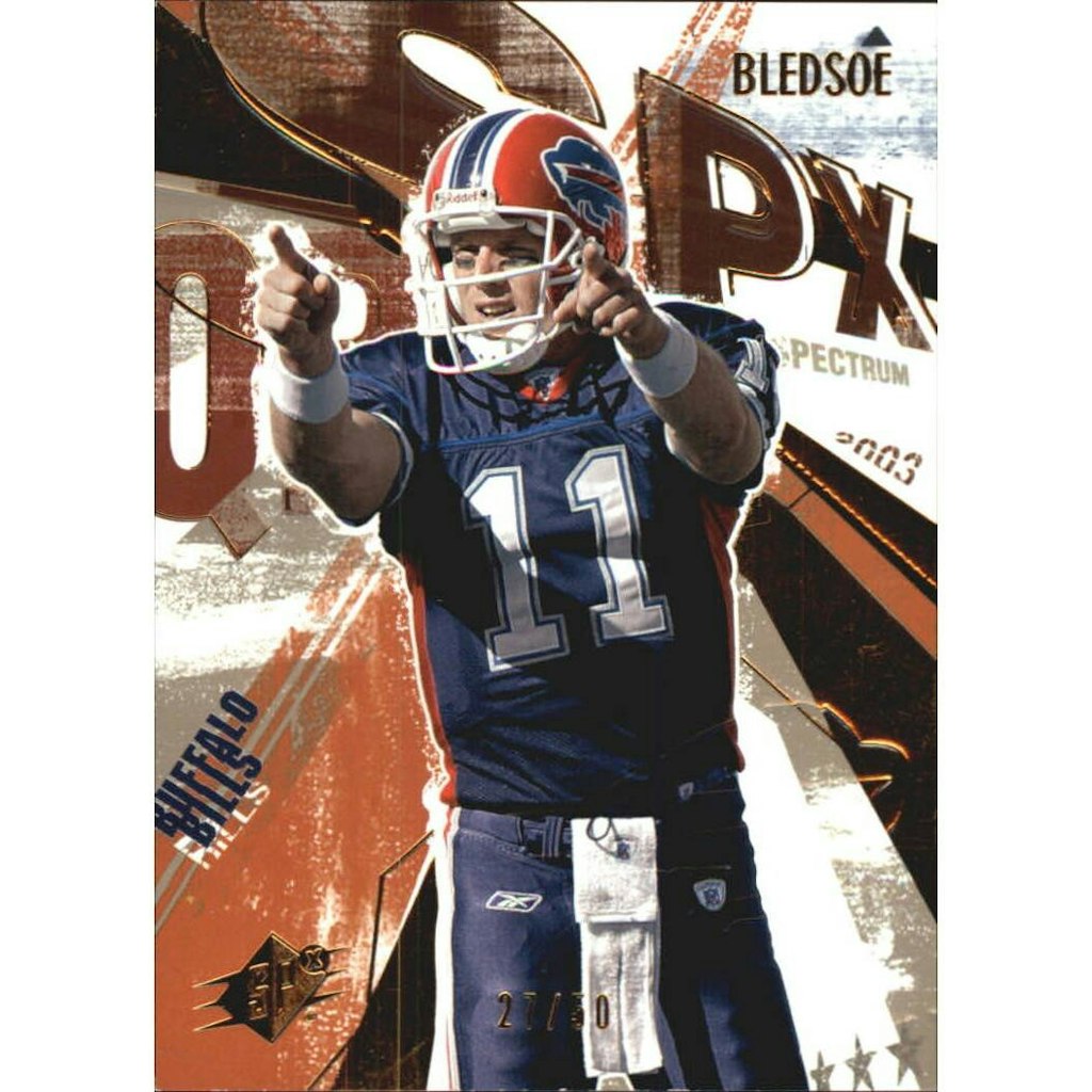 2003 SPx Spectrum Drew Bledsoe Card #19: $13.50 2003 SPx Spectrum Drew Bledsoe Card #19: $13.50