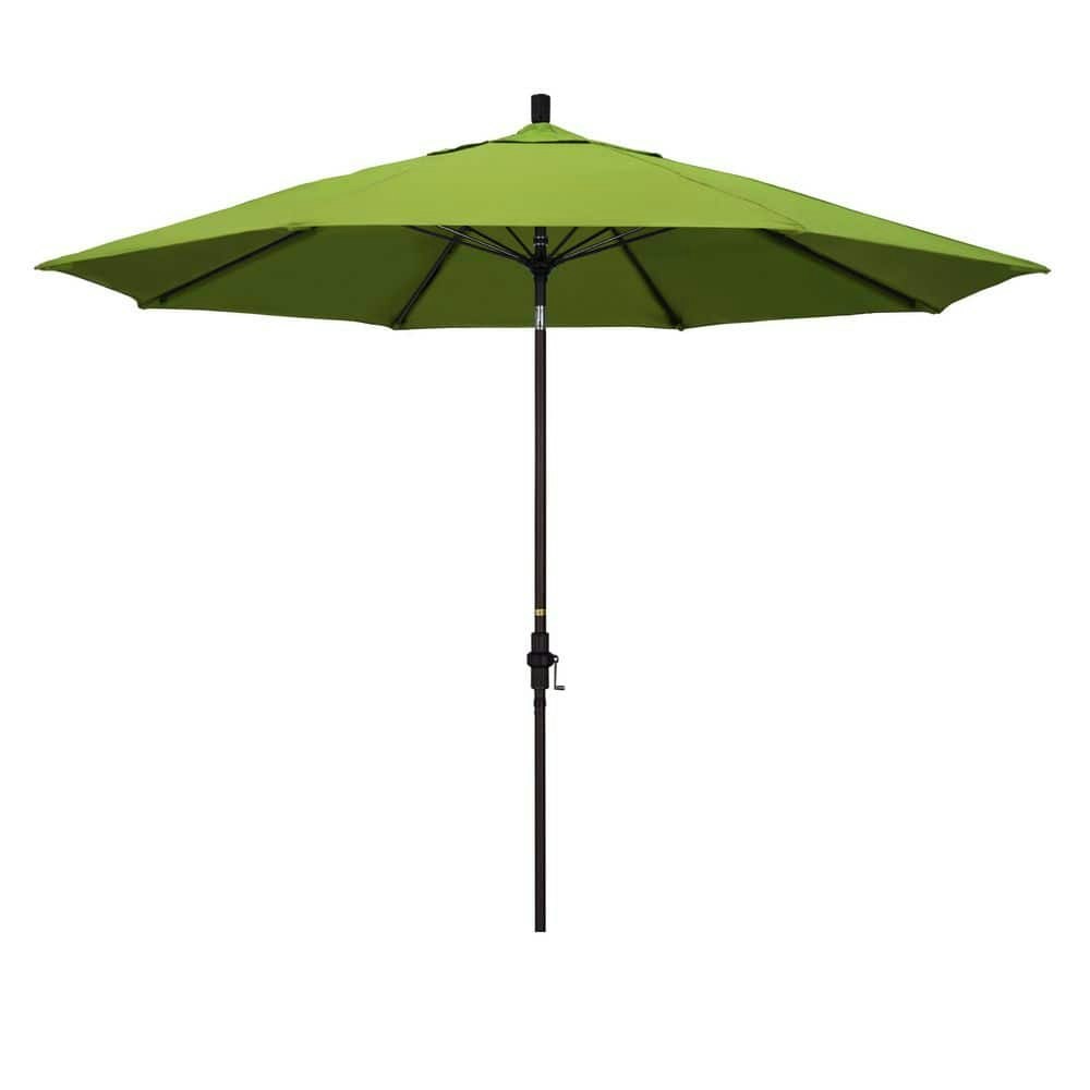 11-Foot Bronze Aluminum Market Patio Umbrella: $491.43
