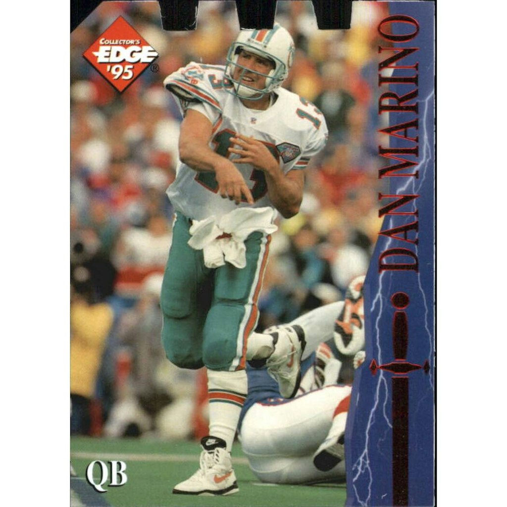1995 Excalibur Dan Marino Die Cut Card #41: $22.50 1995 Excalibur Dan Marino Die Cut Card #41: $22.50