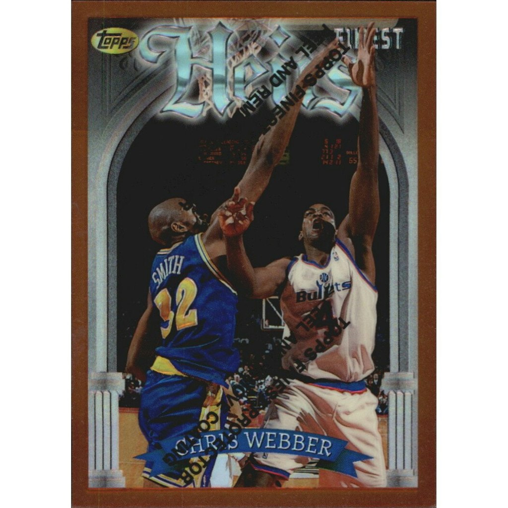 1996-97 Finest Refractors Chris Webber #163 Trading Card: $13.50 1996-97 Finest Refractors Chris Webber #163 Trading Card: $13.50