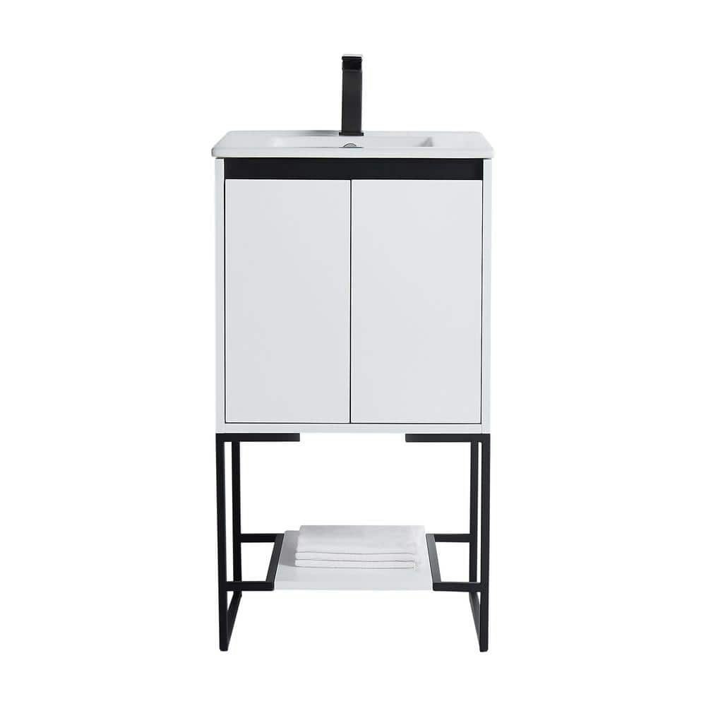 Urbania 20-Inch Bath Vanity with Ceramic Top: $495.60 Urbania 20-Inch Bath Vanity with Ceramic Top: $495.60