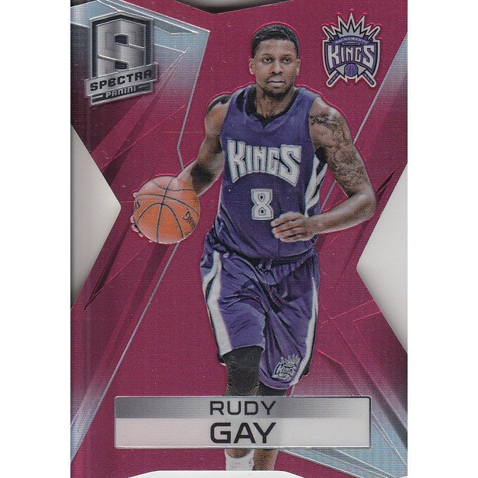 2014-15 Panini Spectra Rudy Gay Red Die Cut Card #73: $13.50