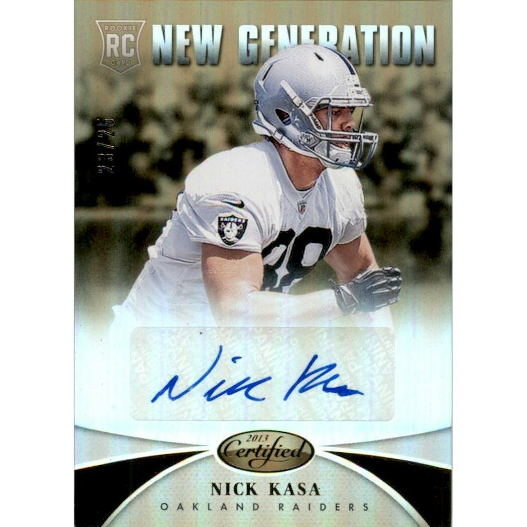 2013 Certified Mirror Gold Nick Kasa Signature Card /25: $10.80 2013 Certified Mirror Gold Nick Kasa Signature Card /25: $10.80