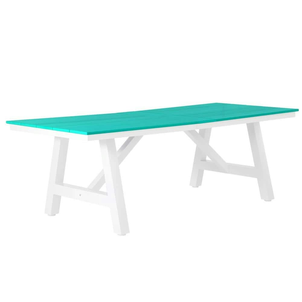 Collingswood 90" x 39" 8-Person Plastic Dining Table: $930.35 Collingswood 90" x 39" 8-Person Plastic Dining Table: $930.35