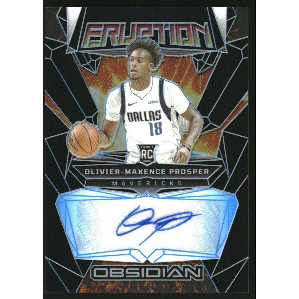 2023-24 Panini Obsidian Olivier-Maxence Prosper Rookie Eruption Autograph: $27
