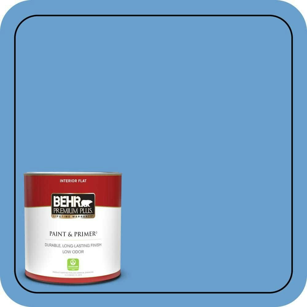 Behr Premium Plus Flat Interior Paint and Primer 1-Quart: $17.48 Behr Premium Plus Flat Interior Paint and Primer 1-Quart: $17.48