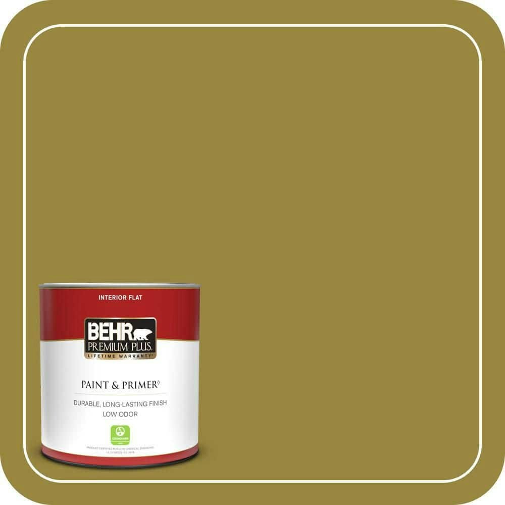 Behr Premium Plus 1-Quart Wild Grass Flat Interior Paint and Primer: $17.48 Behr Premium Plus 1-Quart Wild Grass Flat Interior Paint and Primer: $17.48