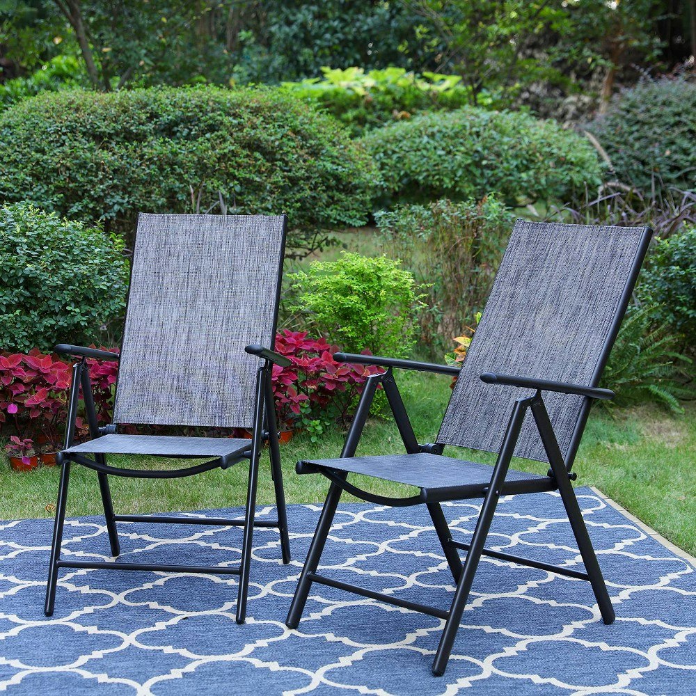 Captiva Designs 7-Position Adjustable Outdoor Armchair 2-Pack: $129.99