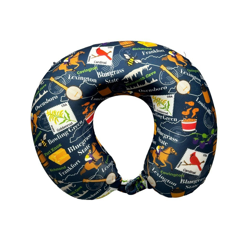 Wolf Kentucky State Souvenir Memory Foam Travel Neck Pillow: $19.99 Wolf Kentucky State Souvenir Memory Foam Travel Neck Pillow: $19.99