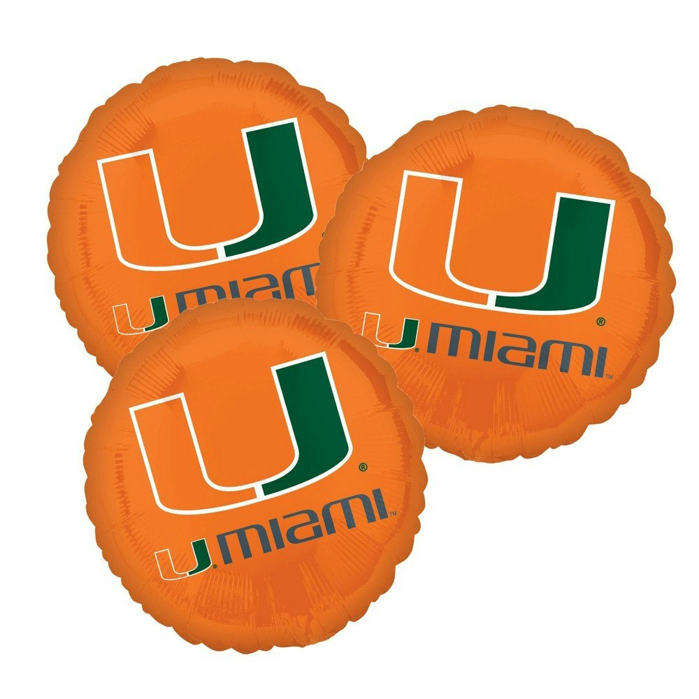 Mayflower University of Miami Graduation Foil Balloons 3-Pack: $9.99 Mayflower University of Miami Graduation Foil Balloons 3-Pack: $9.99