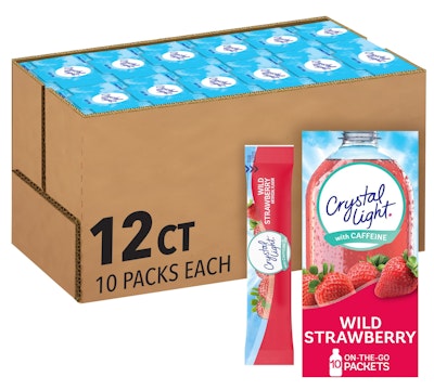 Crystal Light Wild Strawberry Powdered Drink Mix 120-Pack for $14 via Sub. & Save + free shipping w/ Prime