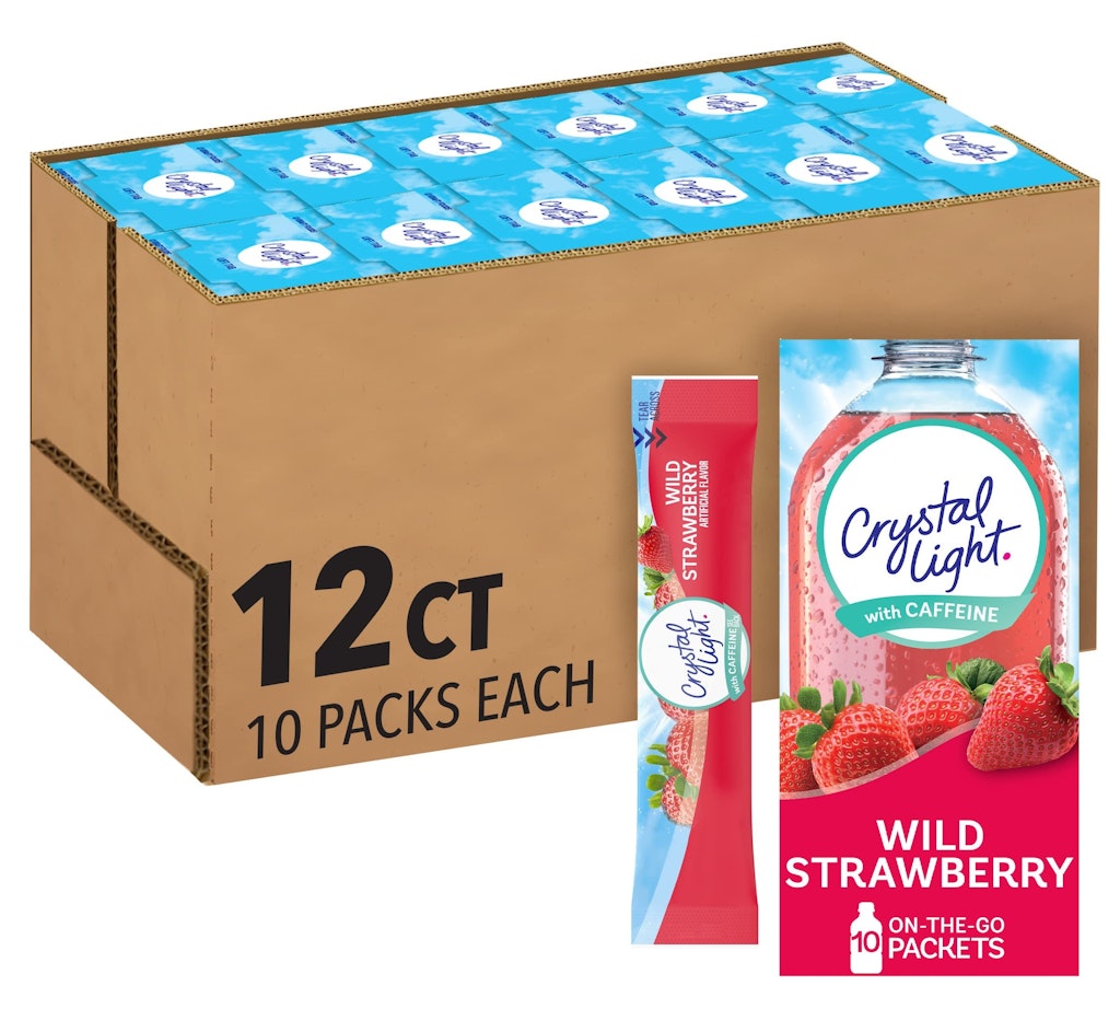 Crystal Light Wild Strawberry Powdered Drink Mix 120-Pack: $14 via Sub. & Save